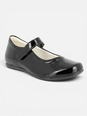 Primigi Black Patented Leather Mary Jane Size 36 (US 4-4.5) Made In Italy